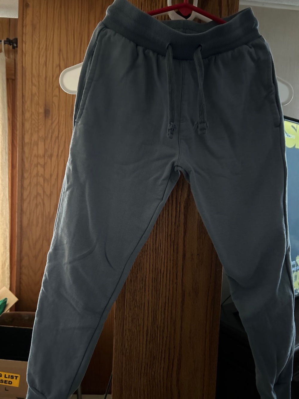 Essentials Men's Slate Blue Drawstring Joggers